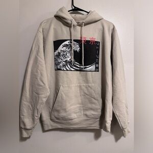 Artist Union Clothing Co. Beige Hoodie with Graphic Design